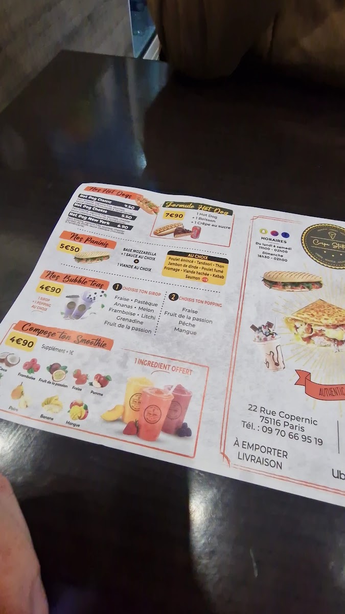 Menu Crêpe Station-8
