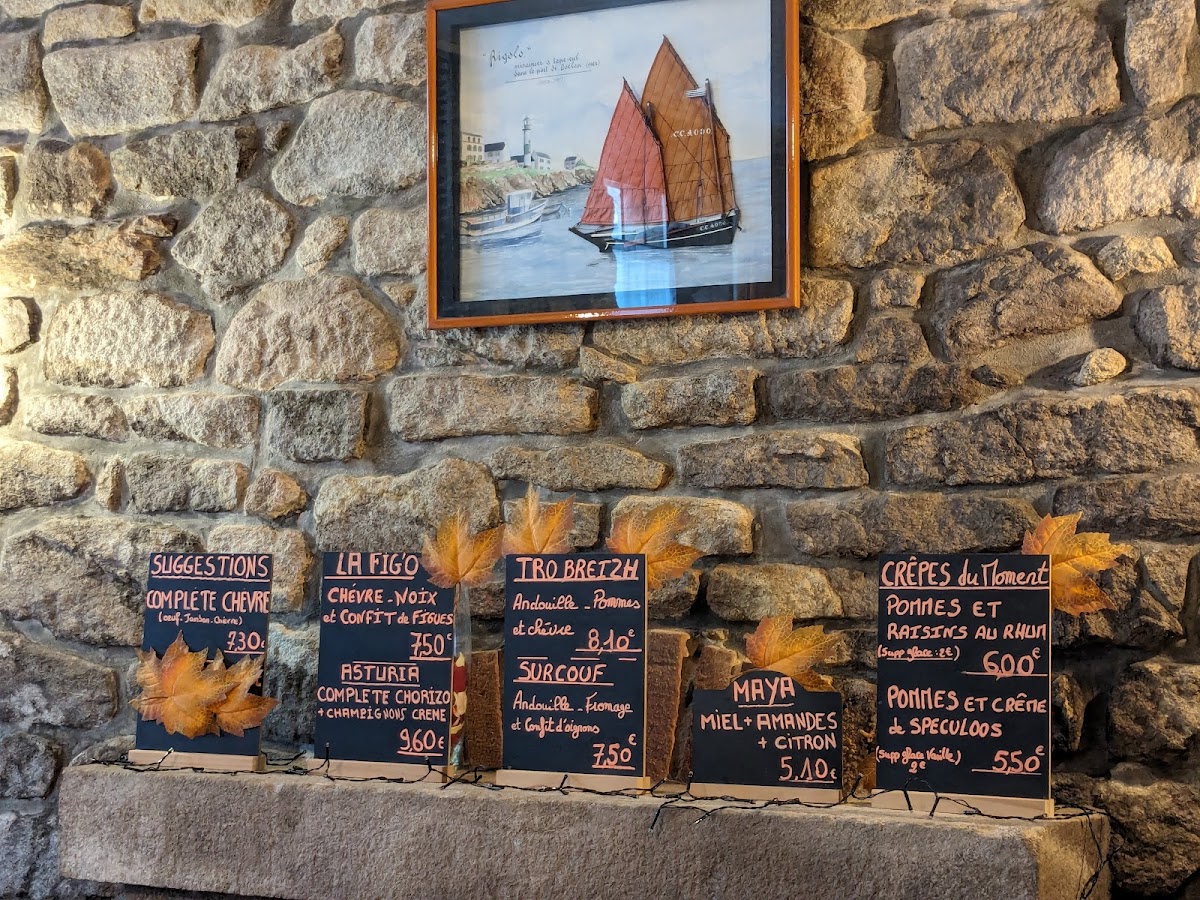 Menu Crêperie Au Feu De Bois / Riou Marie-6