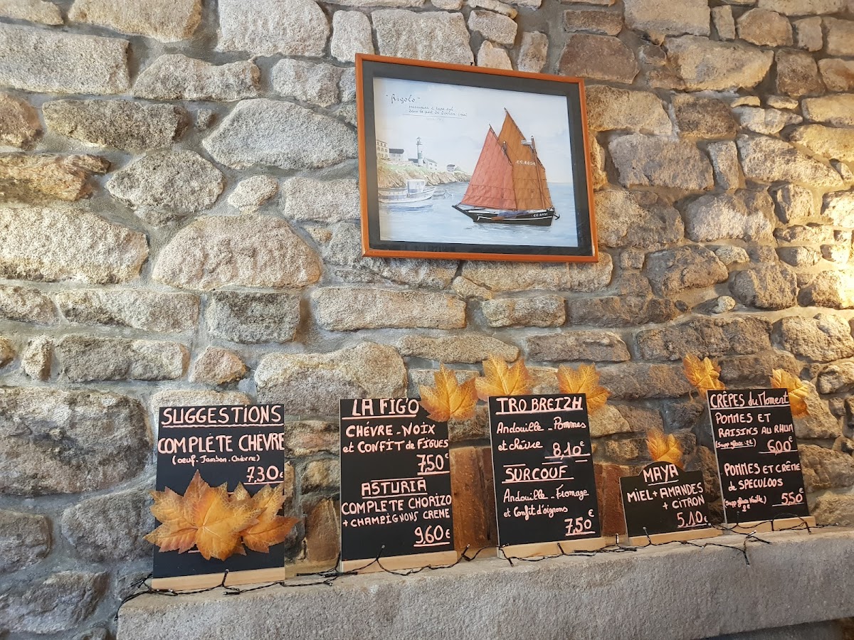 Menu Crêperie Au Feu De Bois / Riou Marie-7