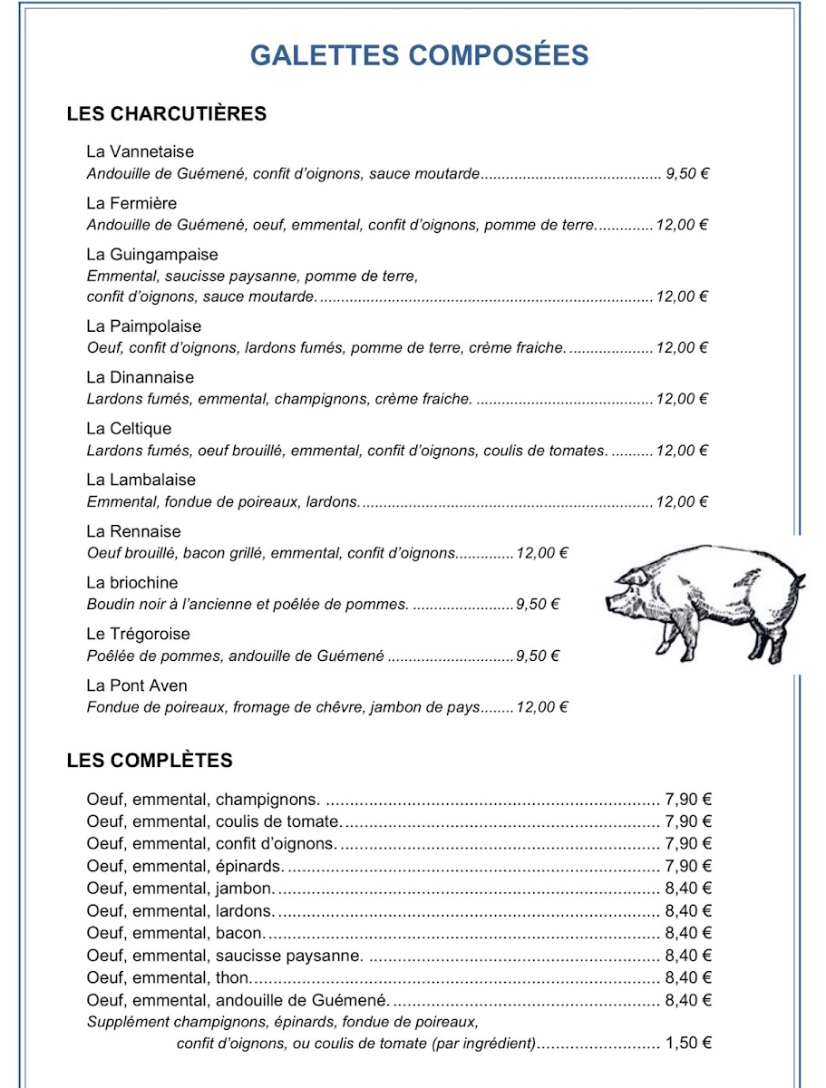 Menu Crêperie Bretonne Tri Martolod-9