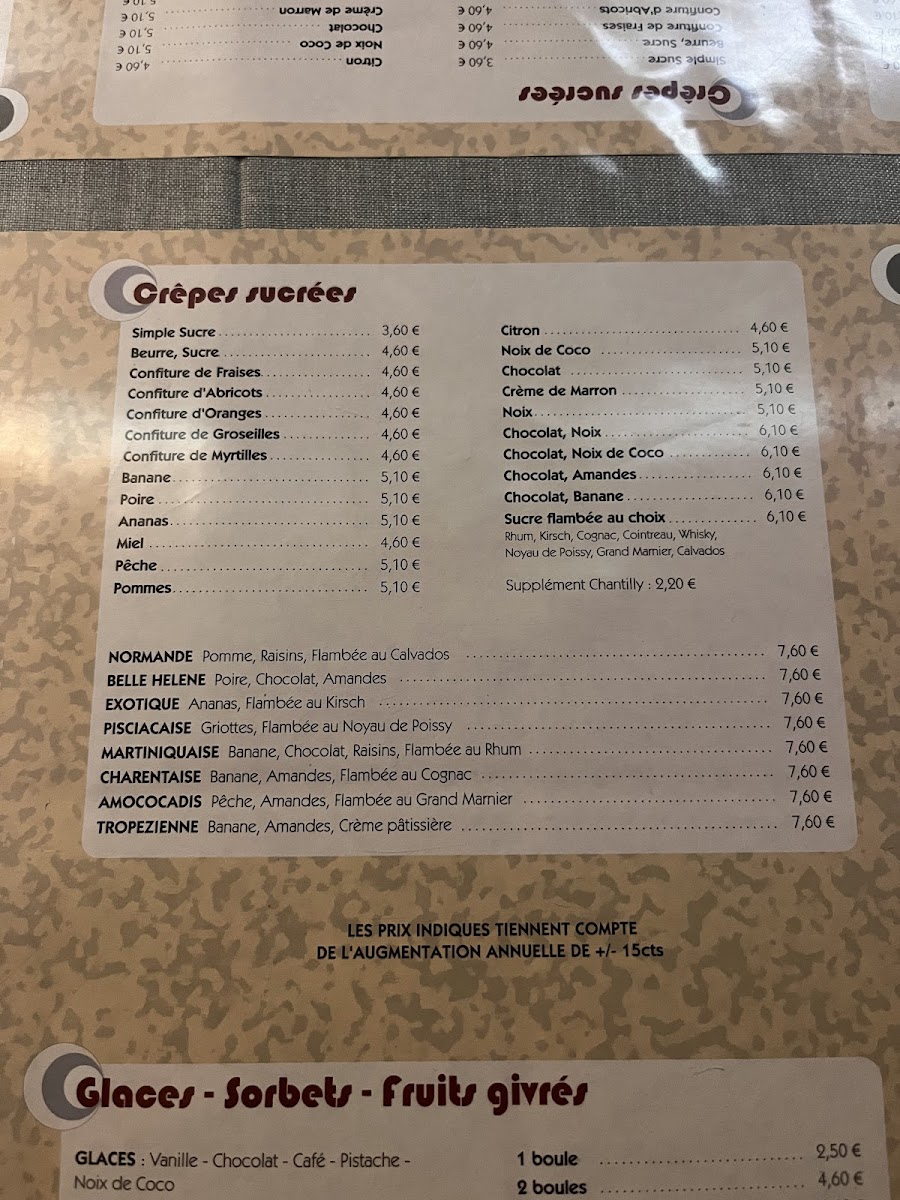 Menu Crêperie De La Gare-4