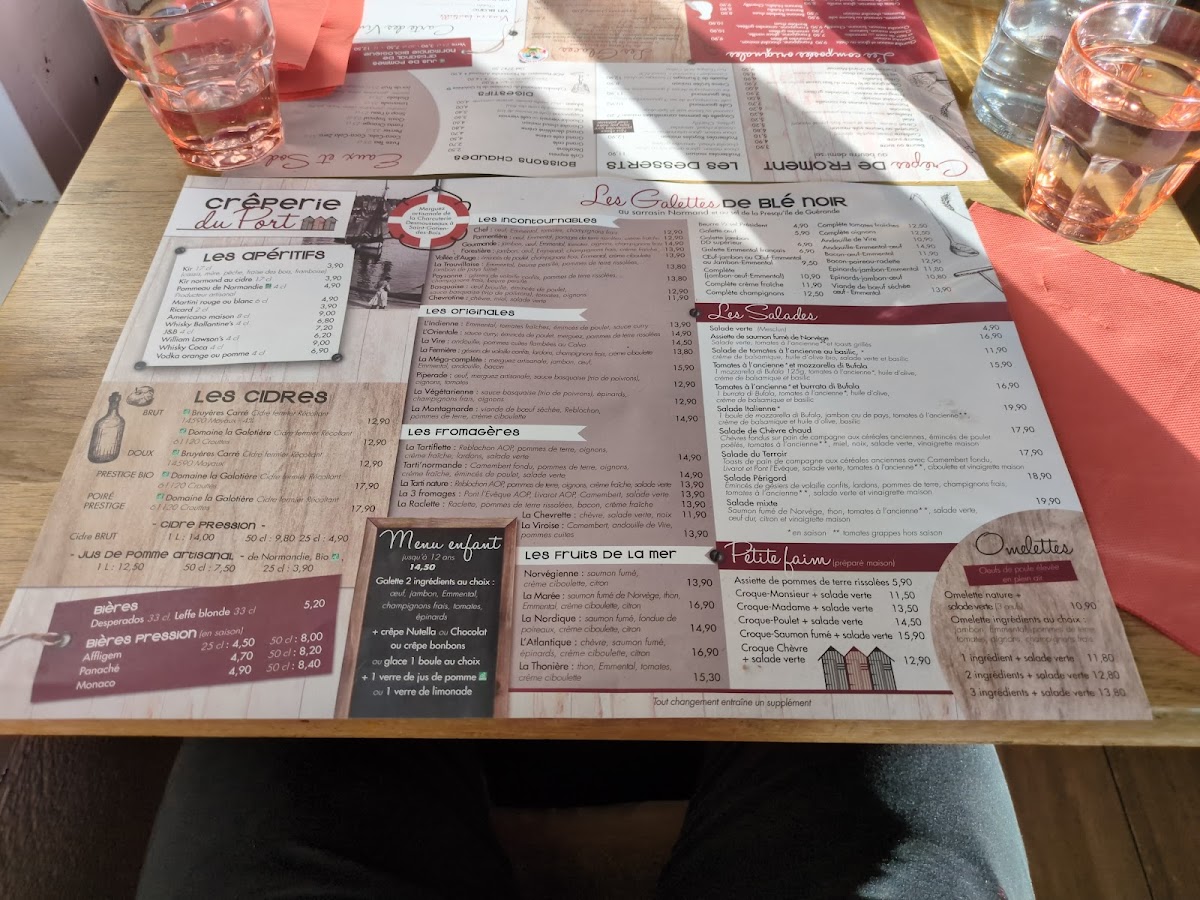 Menu Crêperie Du Port-2