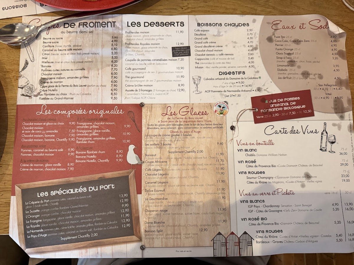 Menu Crêperie Du Port-3