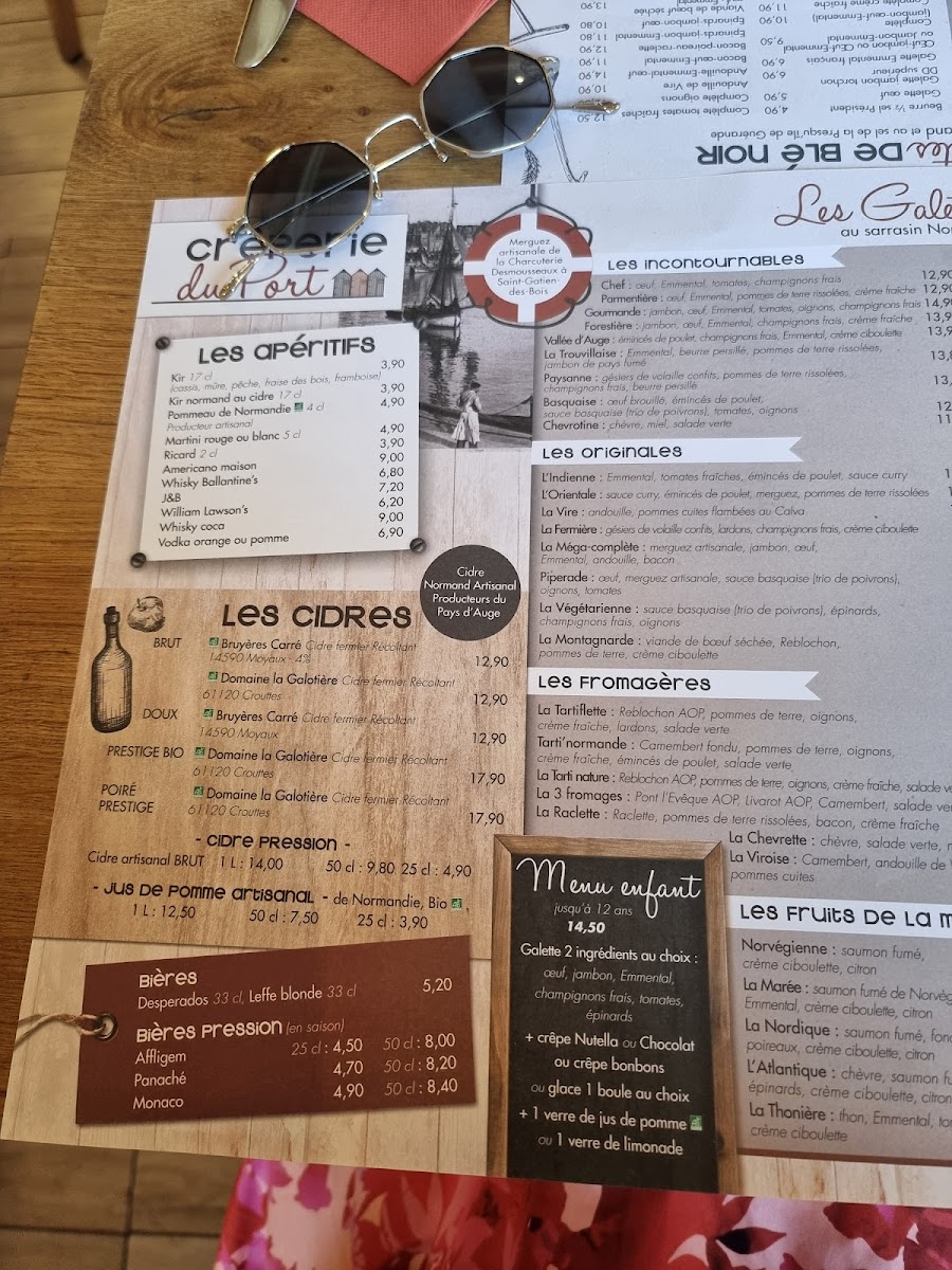 Menu Crêperie Du Port-7