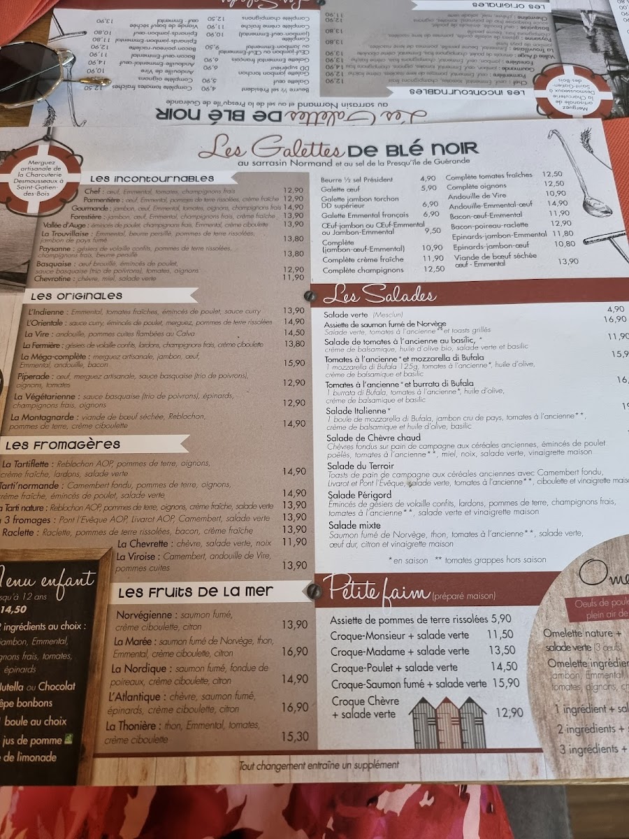 Menu Crêperie Du Port-8