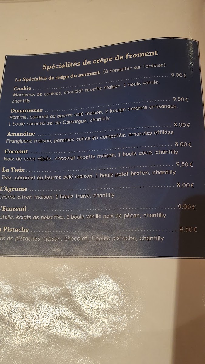 Menu Crêperie La Bretonne-3