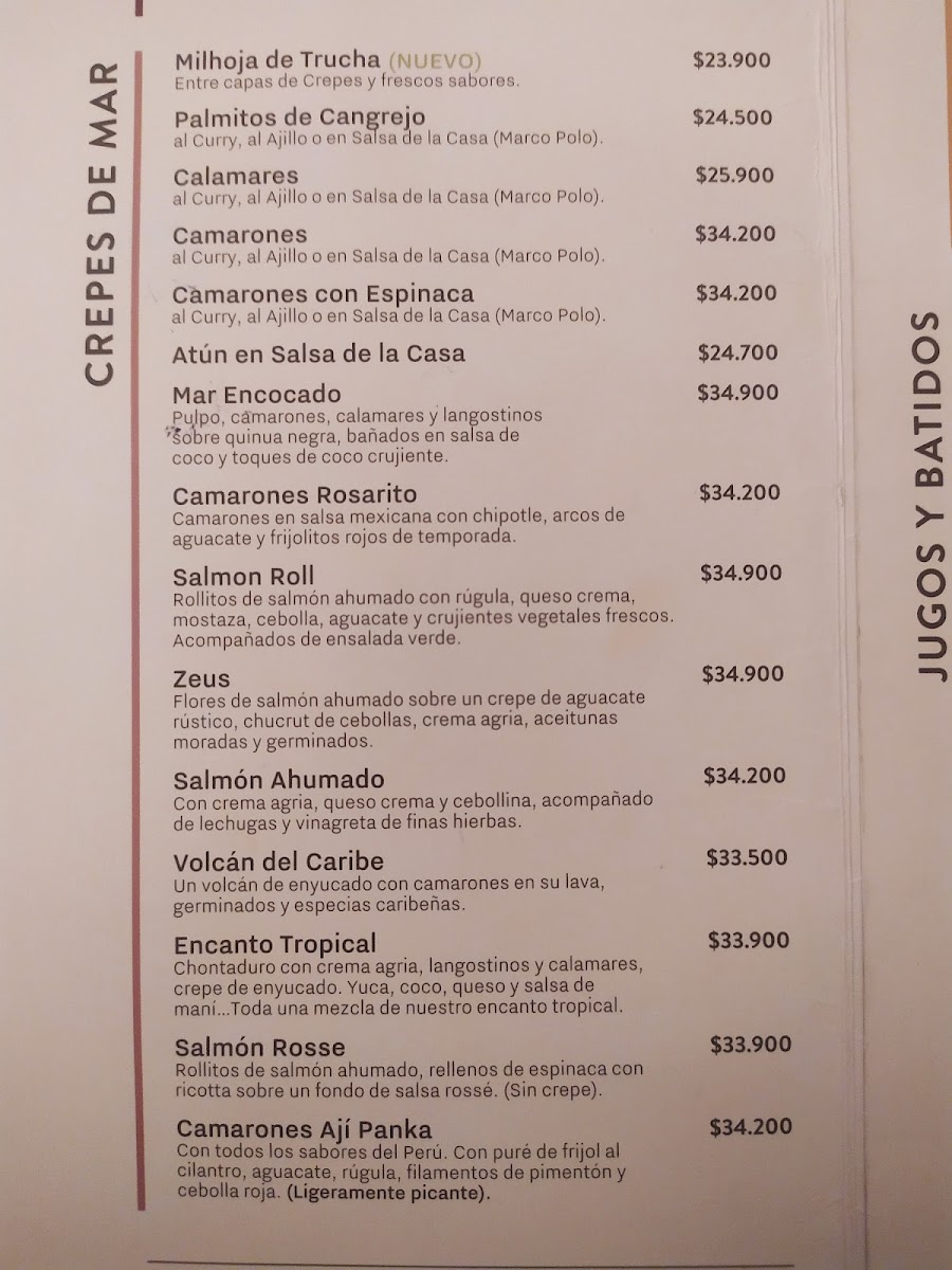 Menu Crepes & Waffles Centro Comercial Unicentro-3