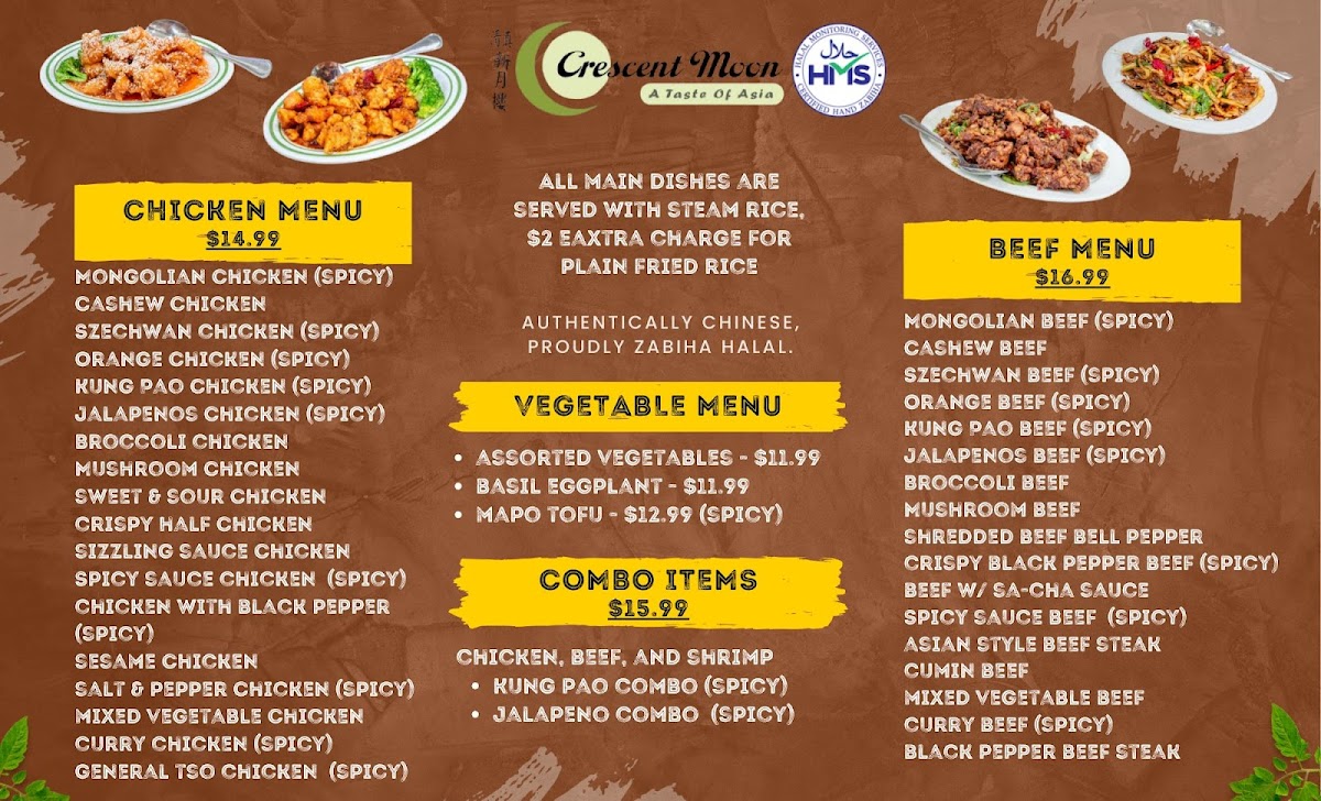 Menu Crescent Moon-1
