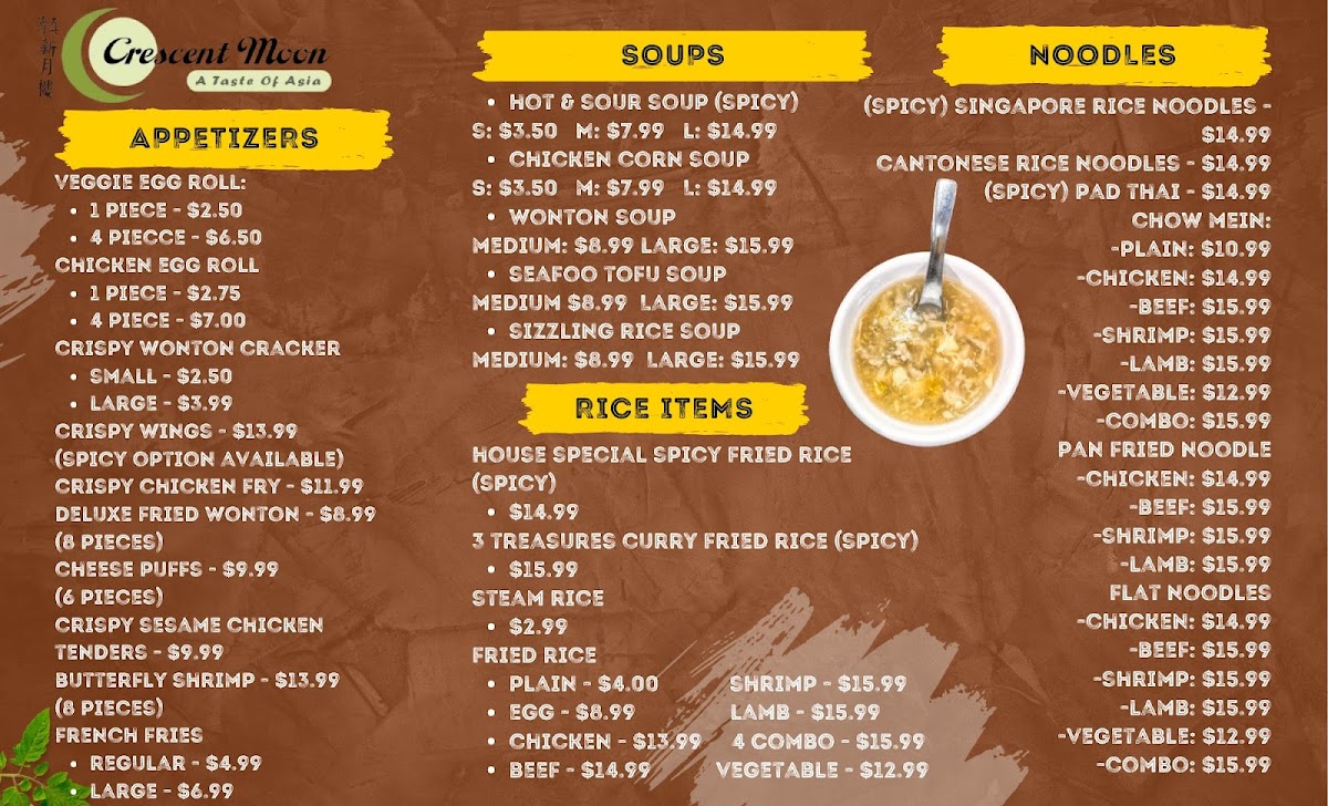 Menu Crescent Moon-3
