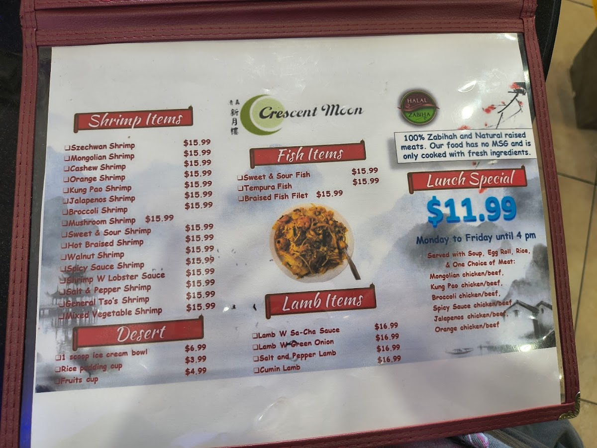Menu Crescent Moon-7