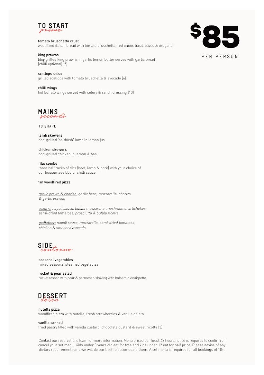 Menu Criniti's Carousel-7