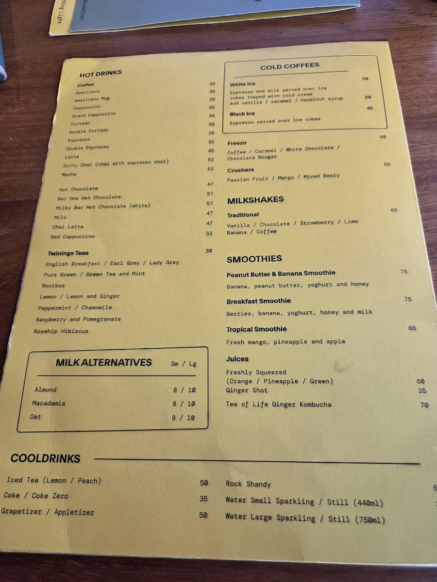 Menu Croft & Co-3