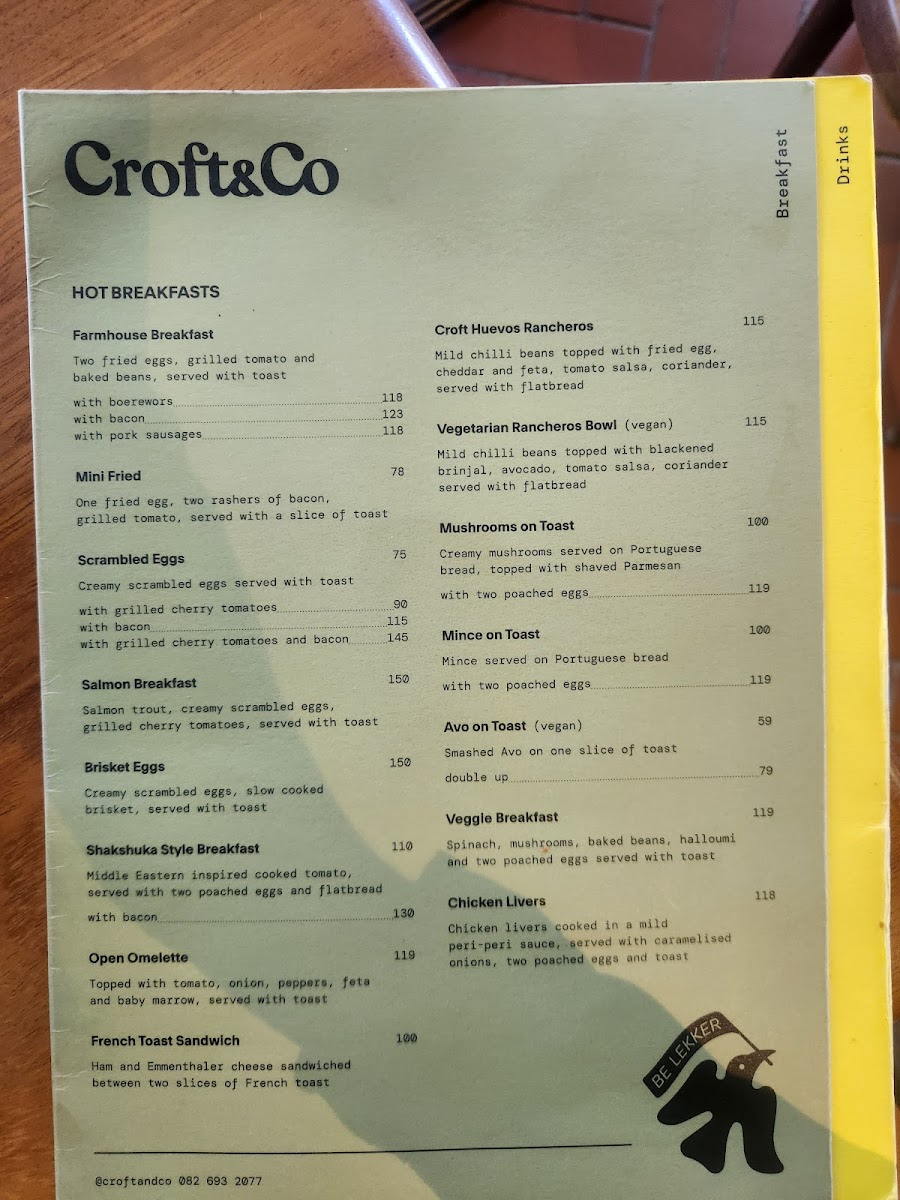 Menu Croft & Co-6