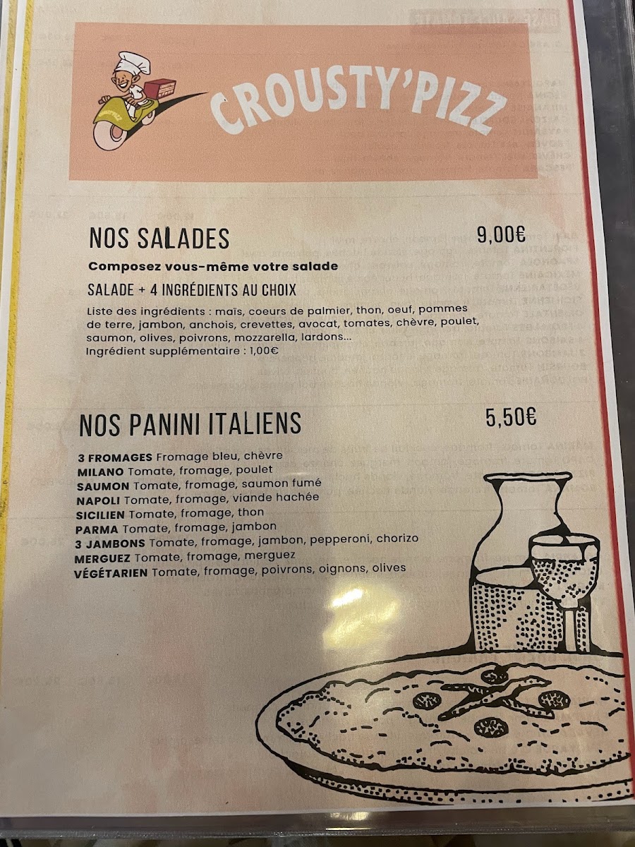 Menu Crousty Pizz - Pizza Mérignac-4