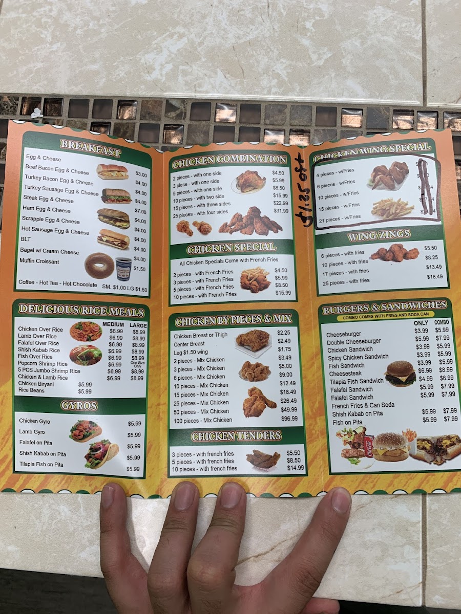 Menu Crown Chicken And Gyro Woodbury-8