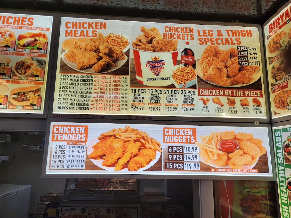 Menu Crown Fried Chicken & Kebab-2