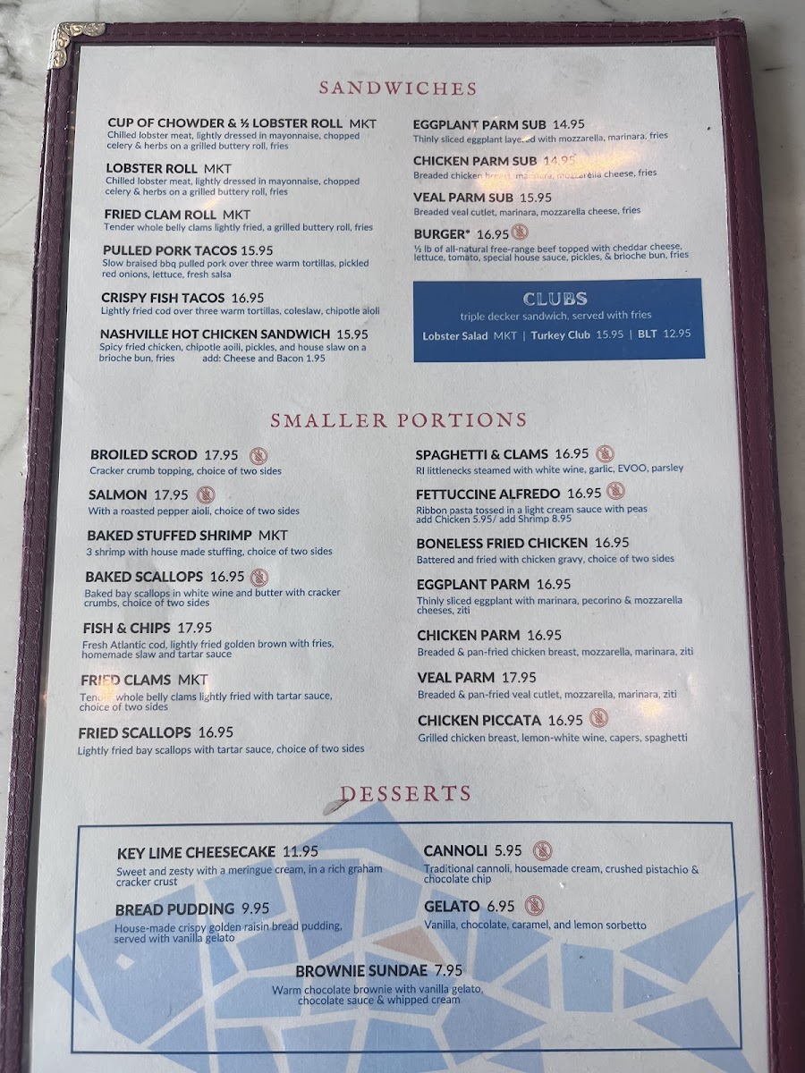 Menu Crow's Nest Restaurant-3