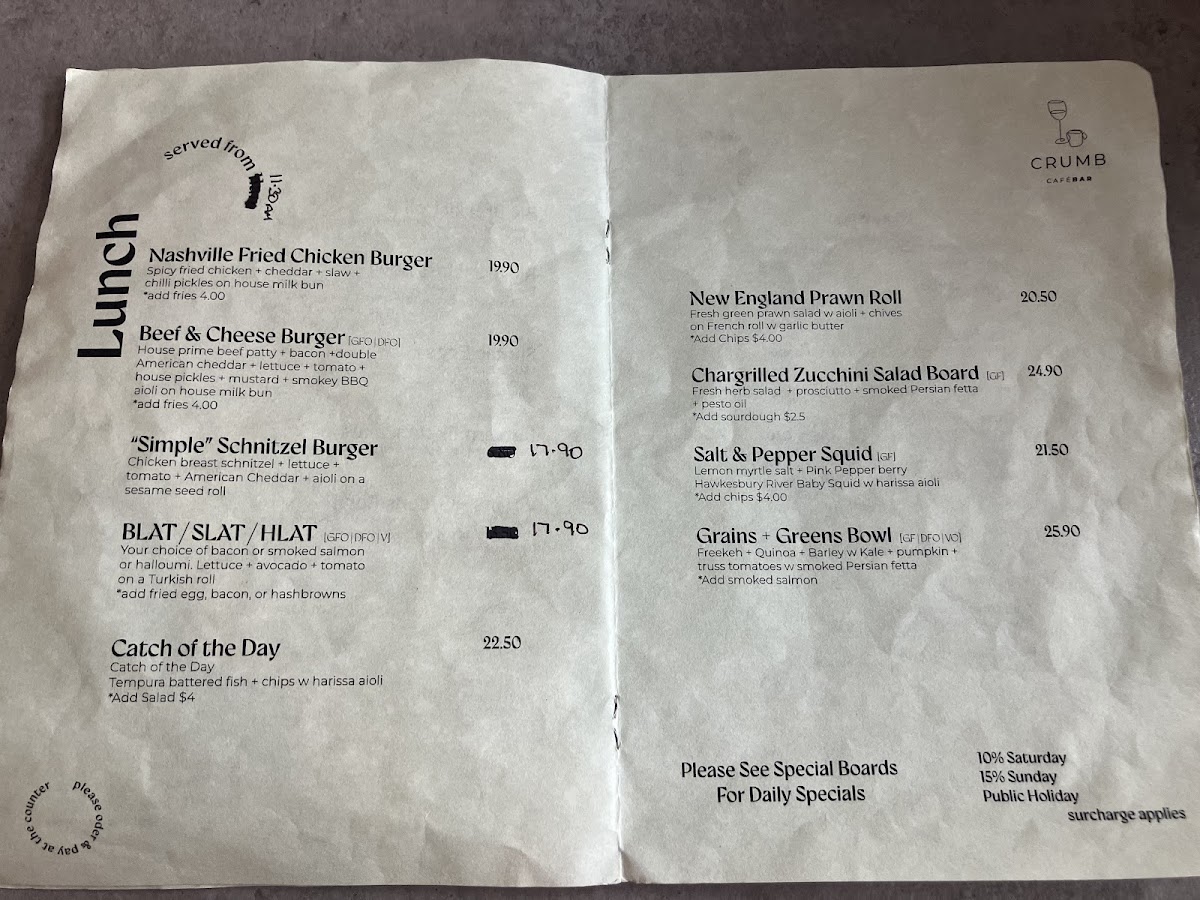 Menu Crumb Cafe-1