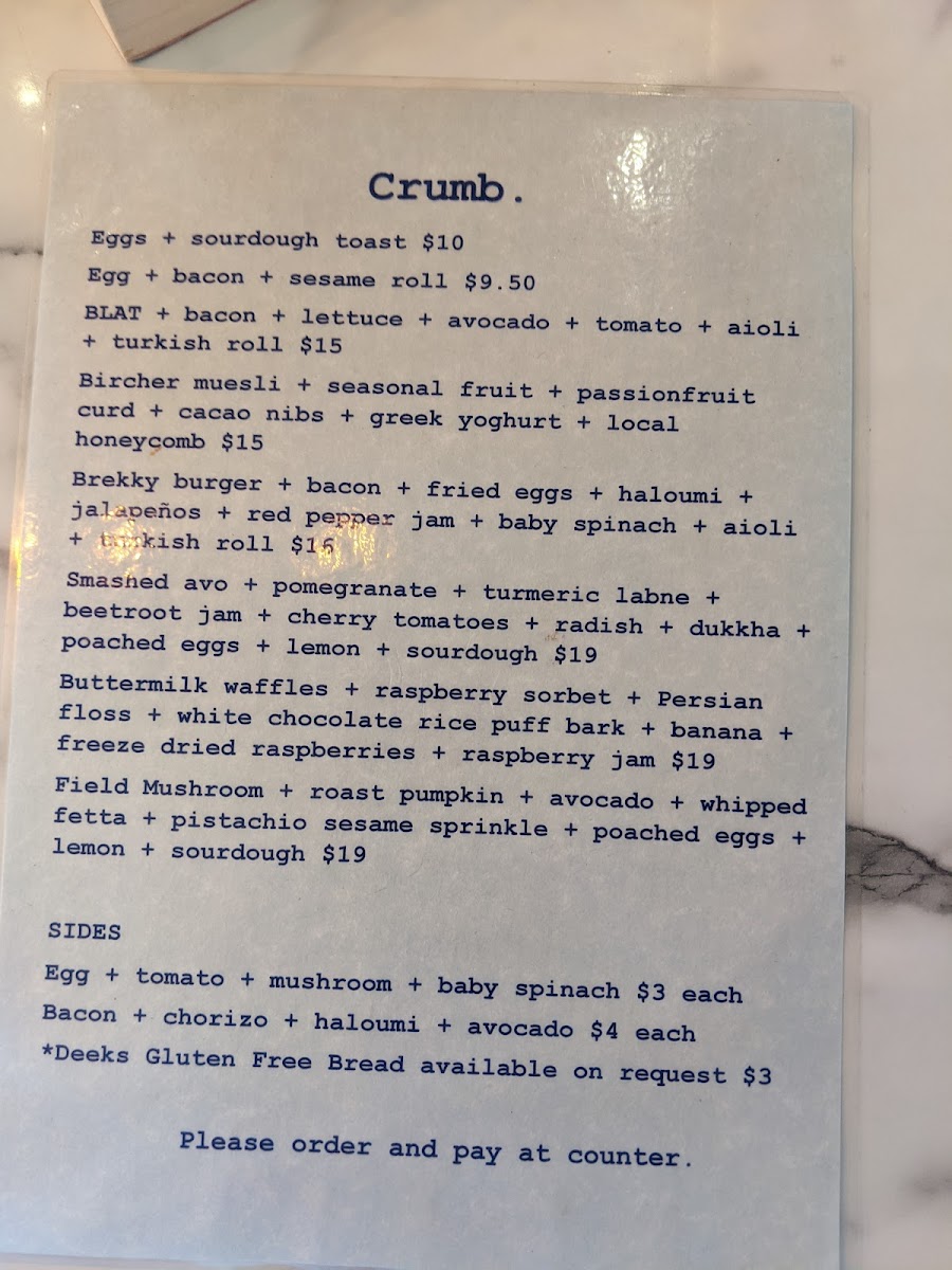 Menu Crumb Cafe-8