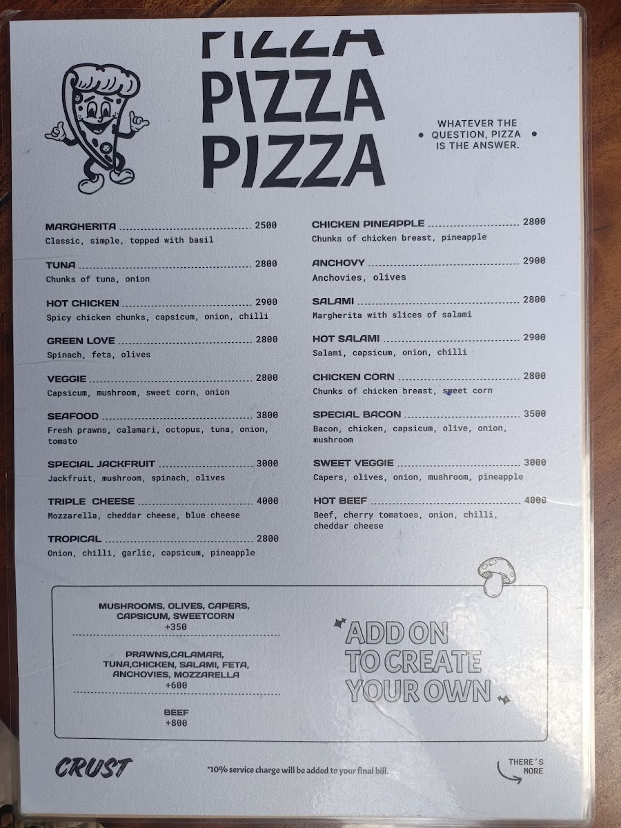 Menu Crust Ahangama-6