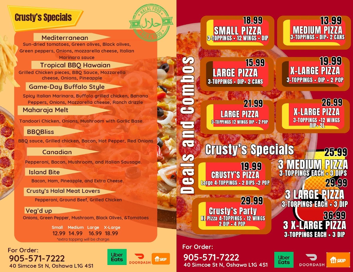 Menu Crusty Corner Pizza-1