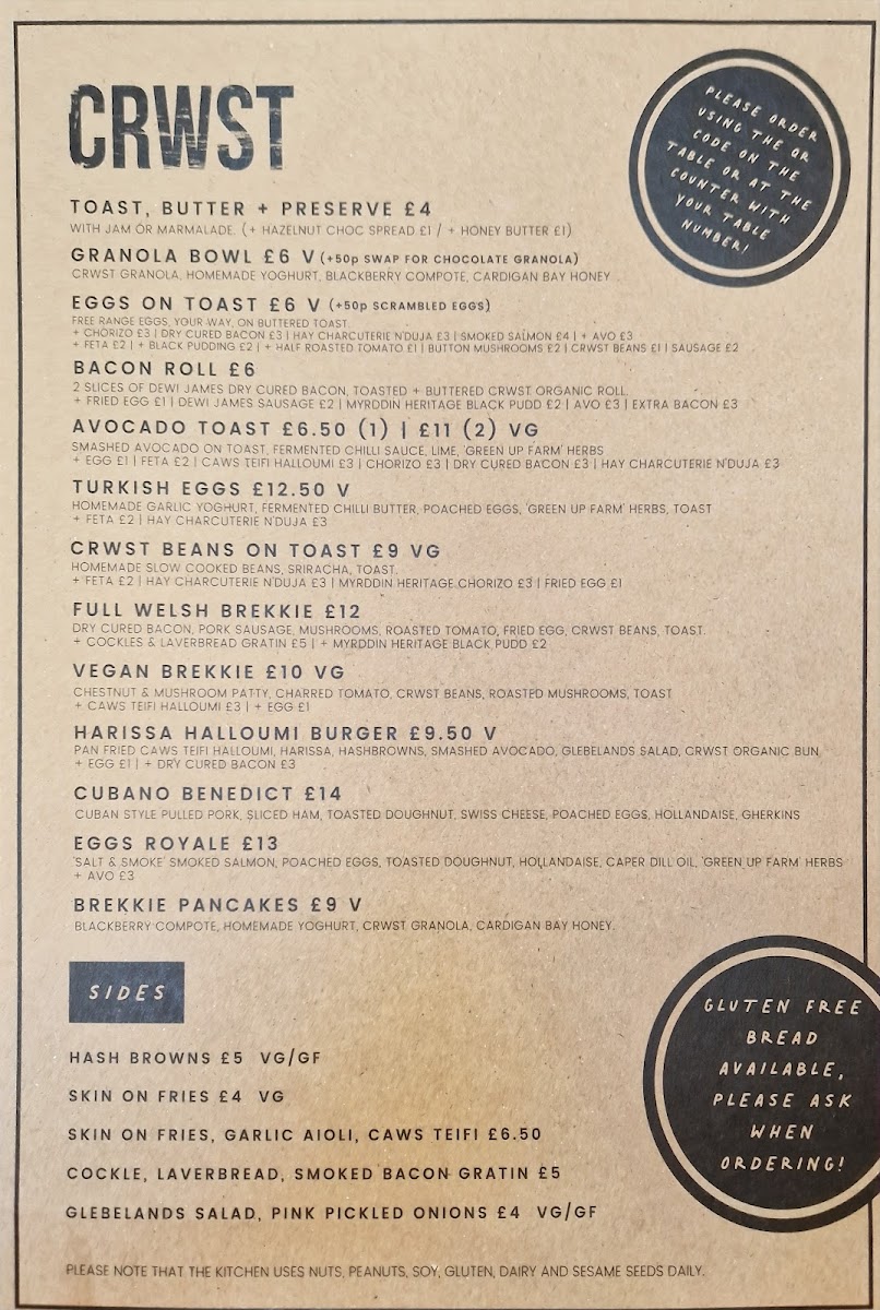 Menu Crwst-3