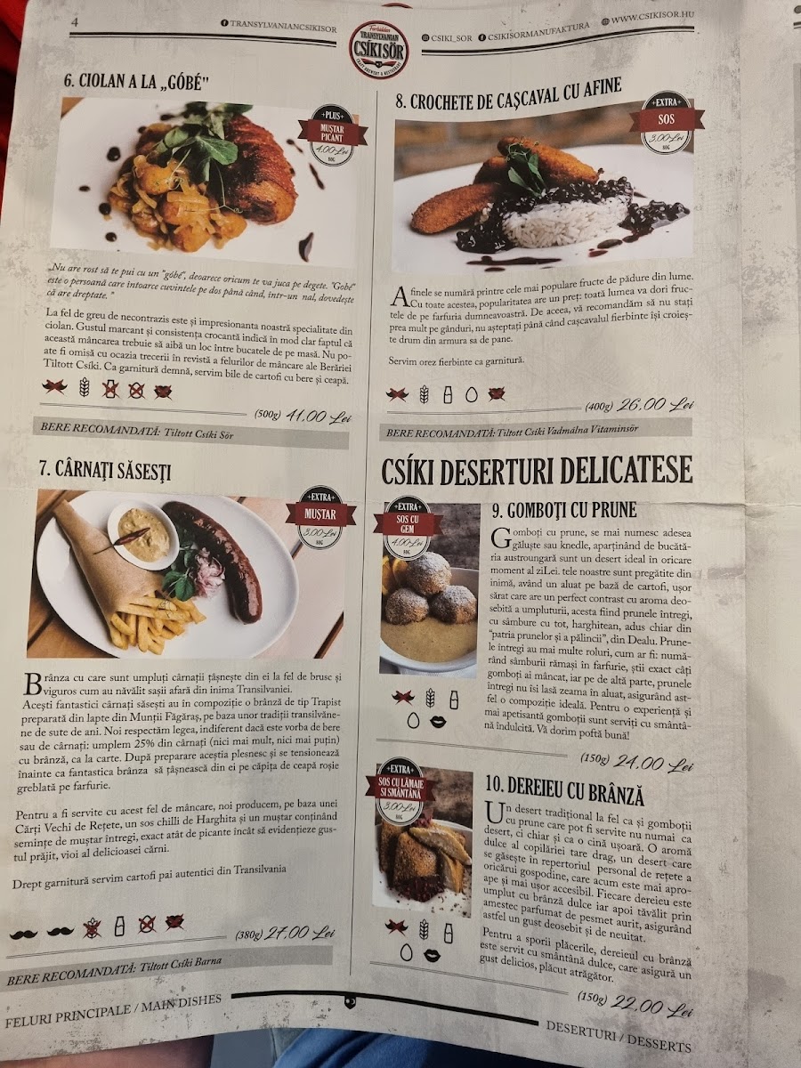 Menu Csíkisör-10