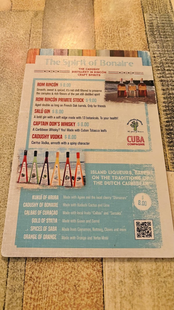 Menu Cuba Compagnie-1