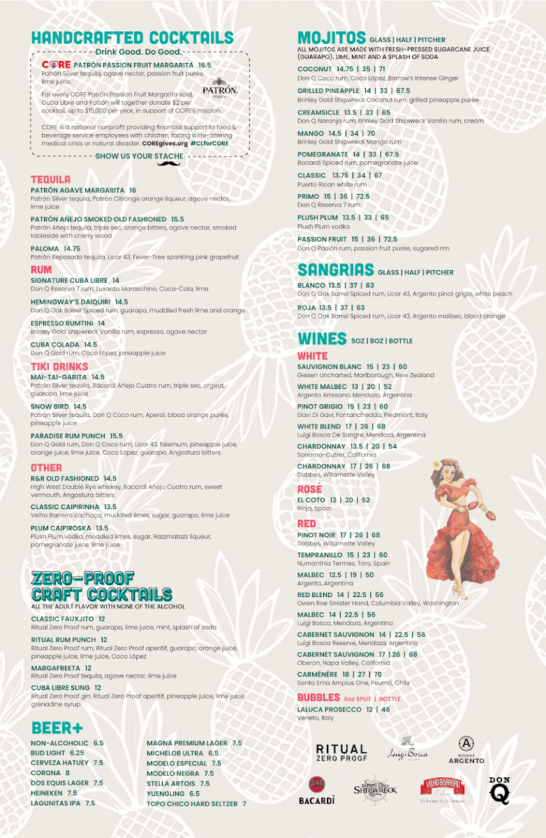 Menu Cuba Libre Restaurant & Rum Bar-1