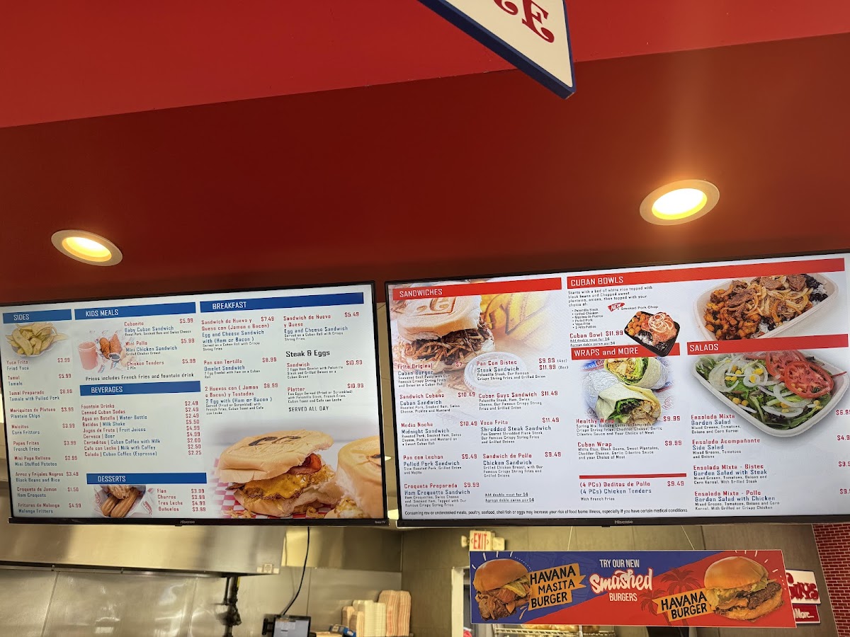 Menu Cuban Guys Restaurants - Kendall-1