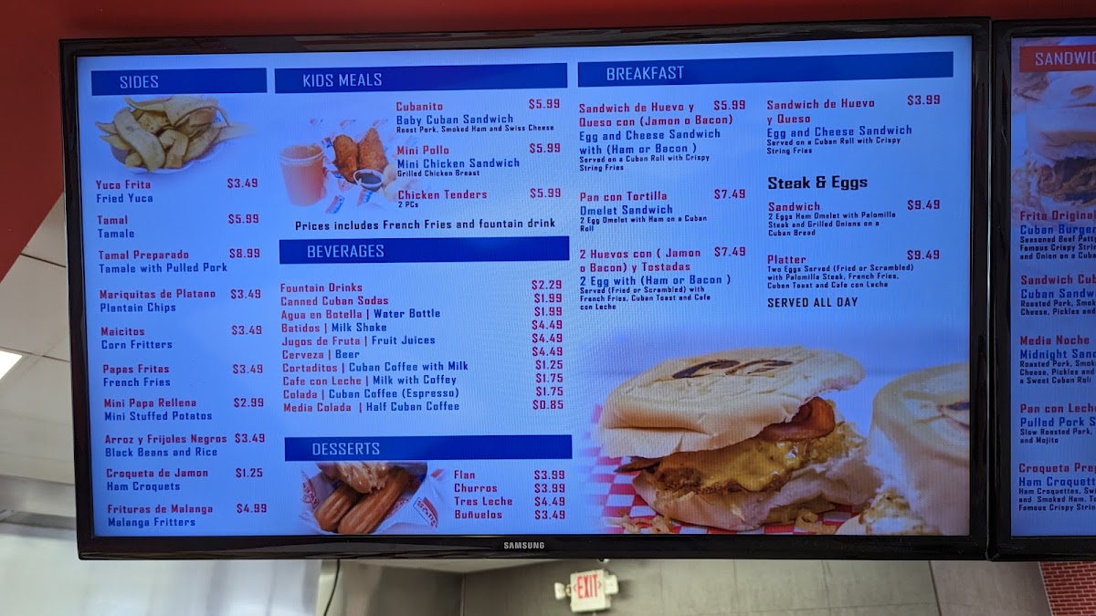 Menu Cuban Guys Restaurants - Kendall-4