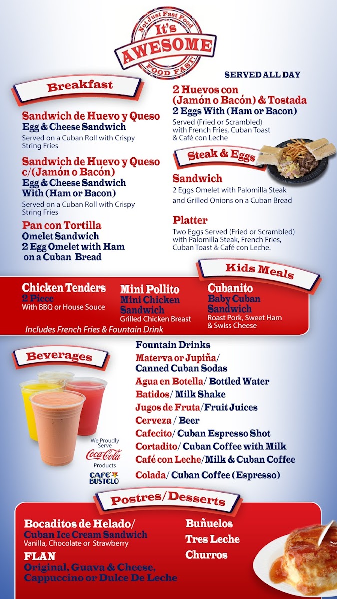 Menu Cuban Guys Restaurants - Kendall-9