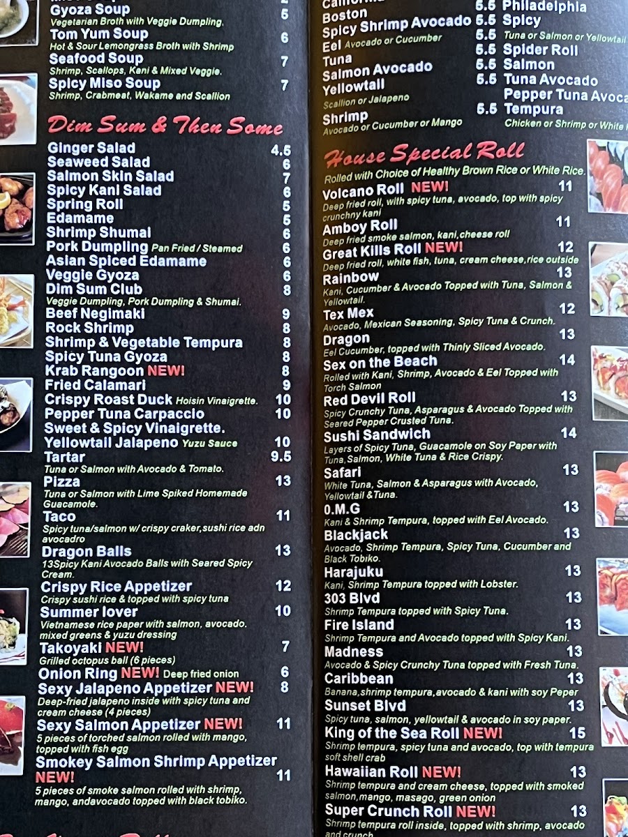 Menu Cucumber Sushi & Salad Bar On Hylan-5