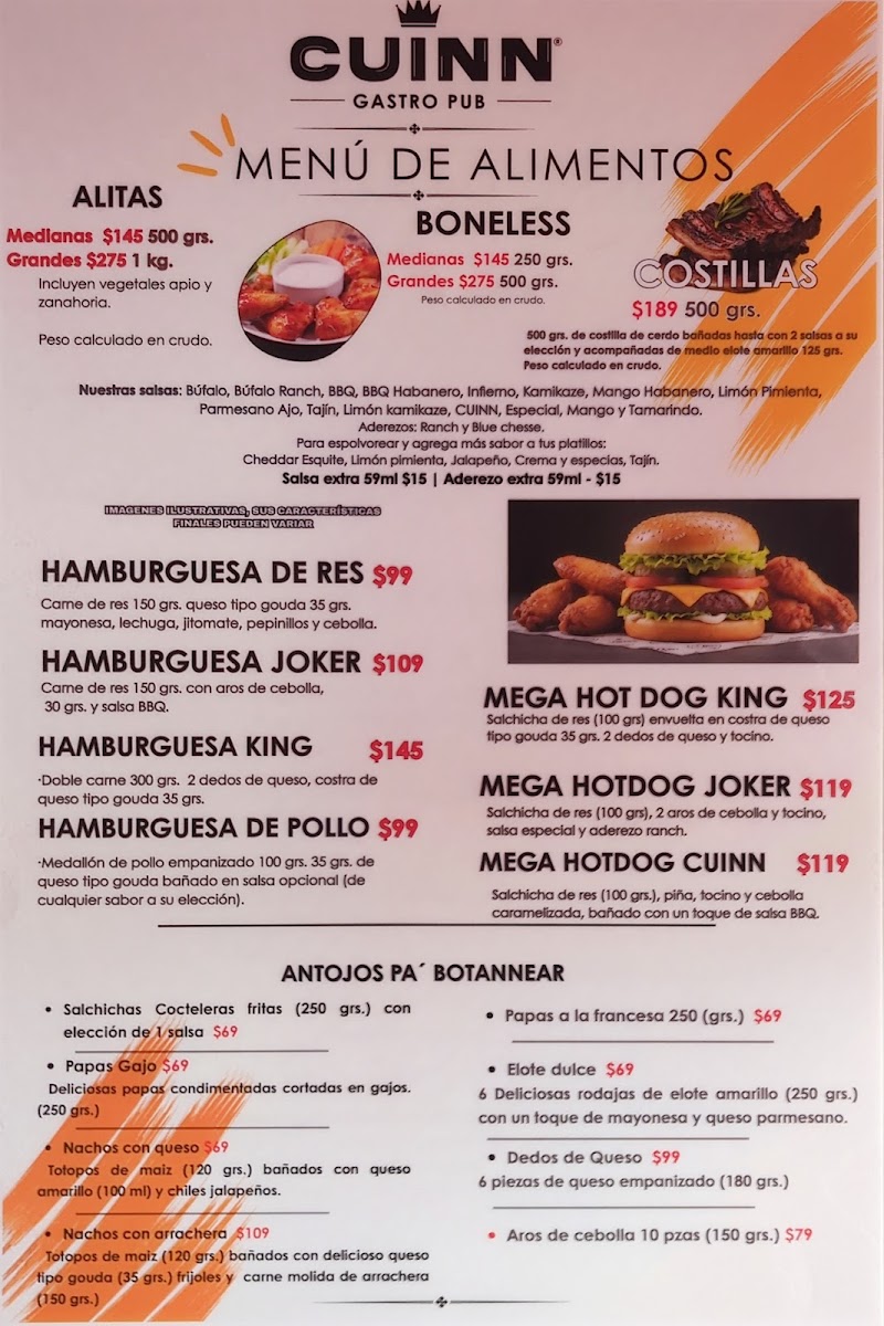 Menu Cuinn Gastro Pub-4