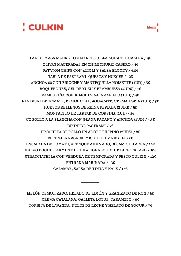 Menu Culkin-1