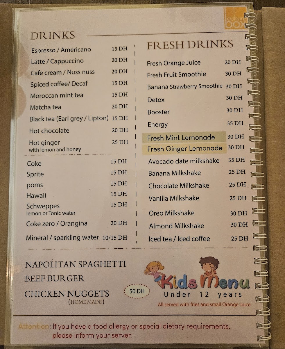 Menu Culture Box-7