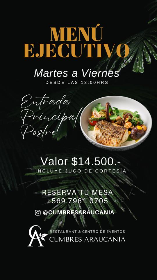 Menu Cumbres Araucania ( Restaurant & Centro De Eventos )-5