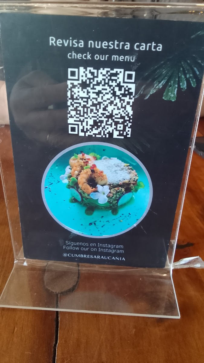 Menu Cumbres Araucania ( Restaurant & Centro De Eventos )-6