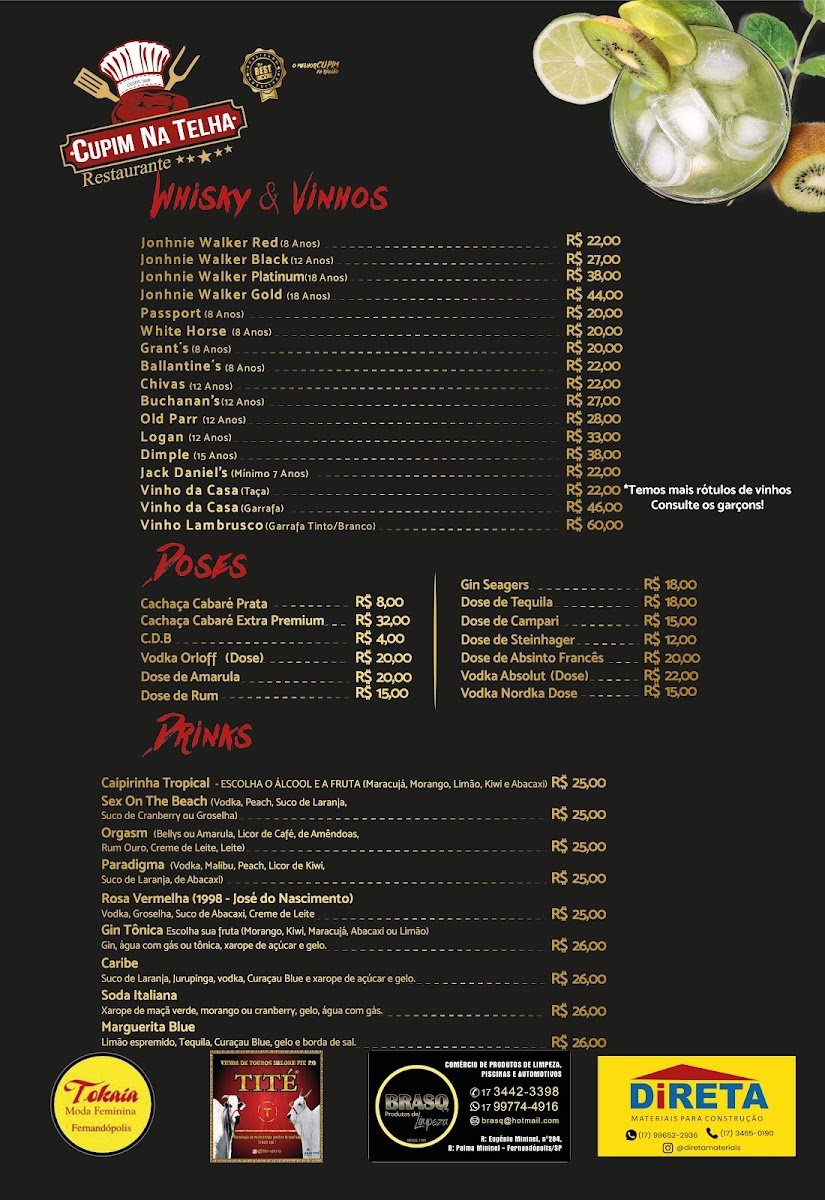 Menu Cupim Na Telha-2