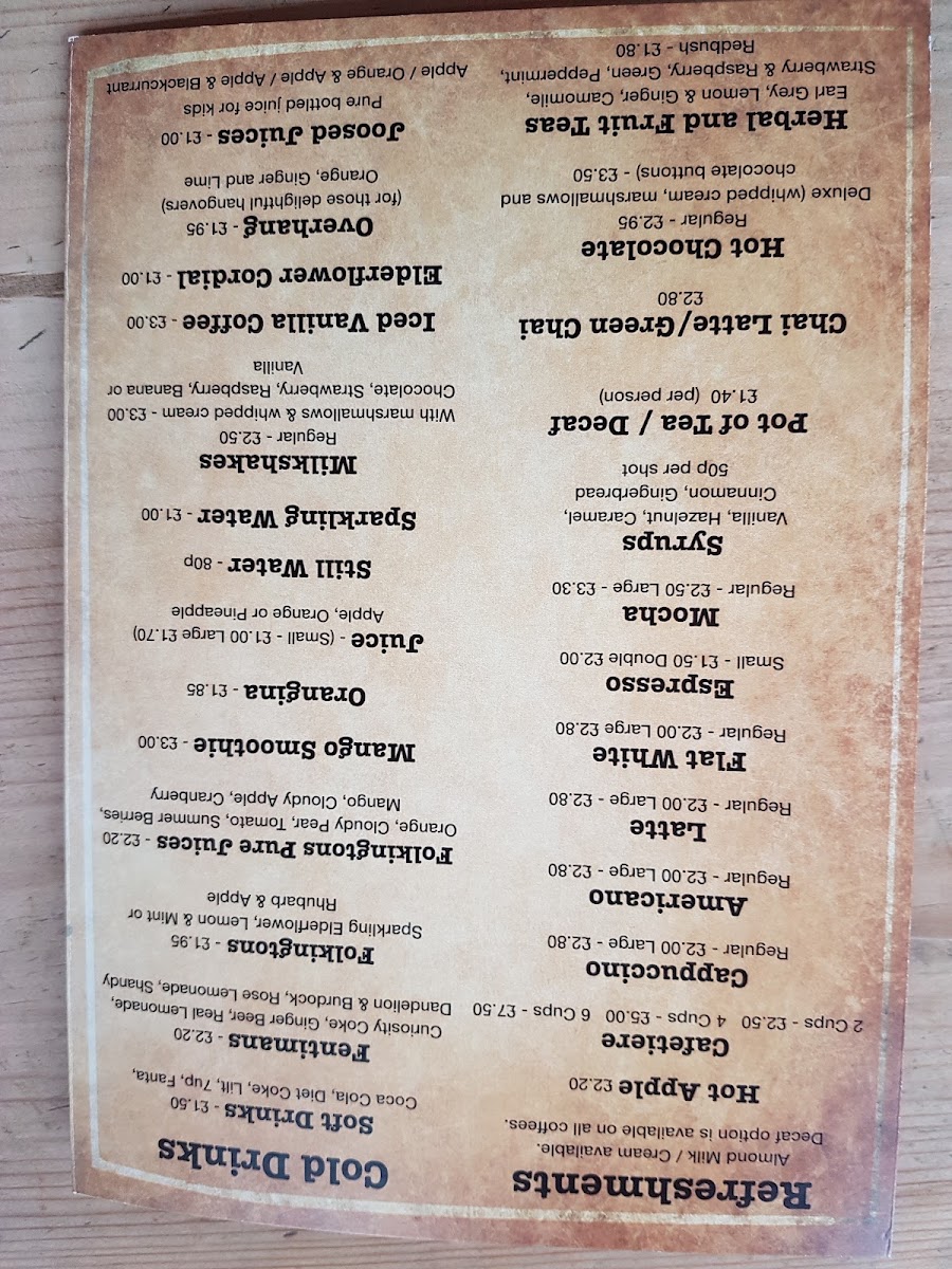 Menu Curious Cafe & Bistro-10