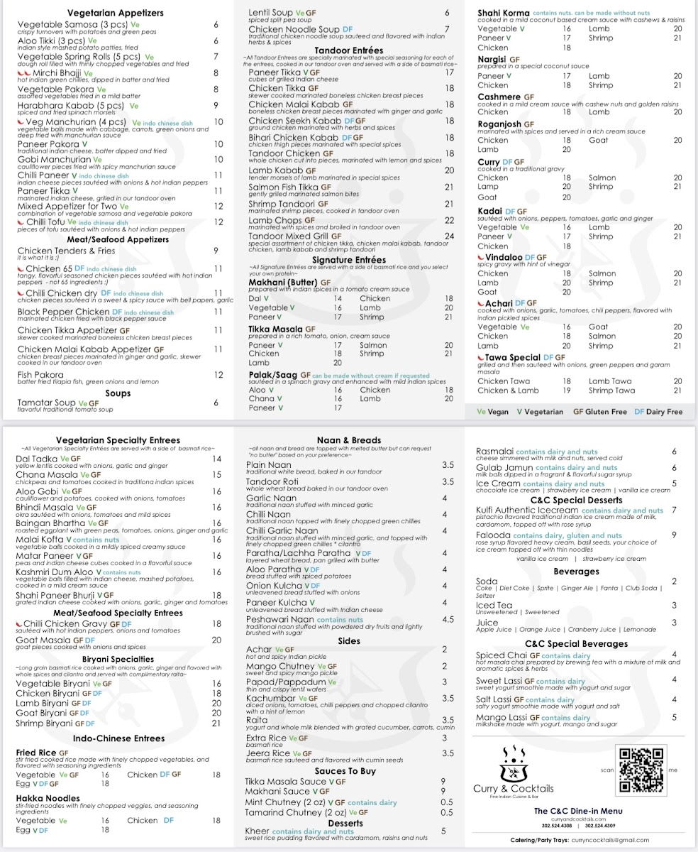 Menu Curry & Cocktails-1