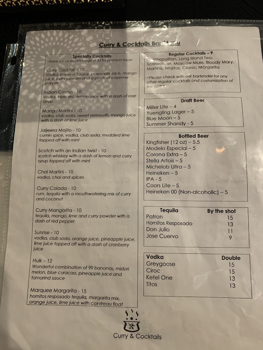 Menu Curry & Cocktails-5