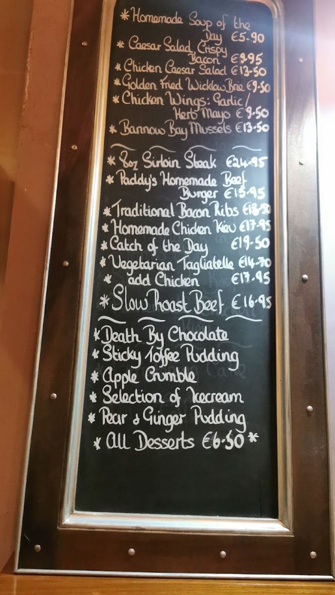 Menu Cushens Pub And Restaurant-3