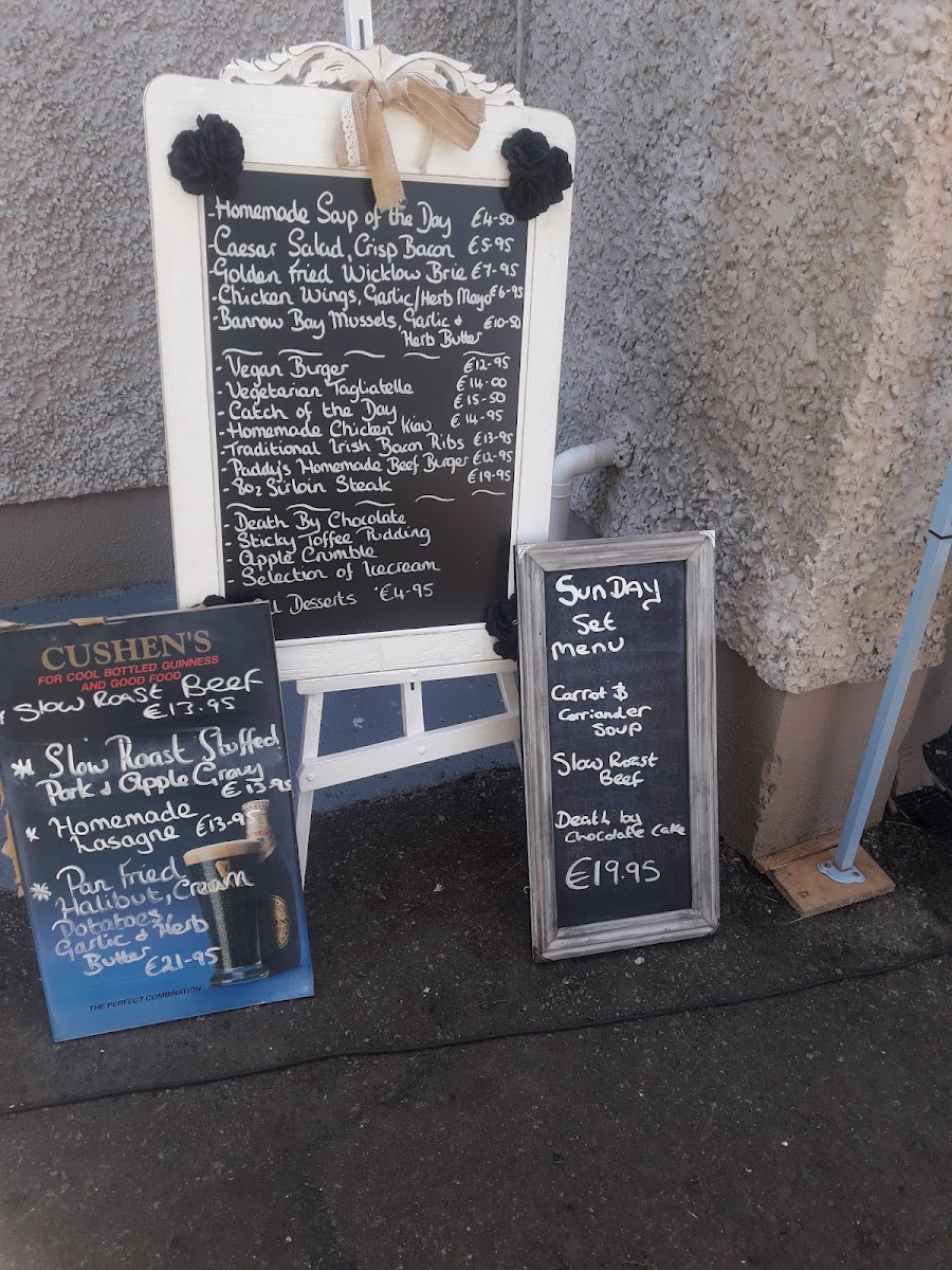 Menu Cushens Pub And Restaurant-9