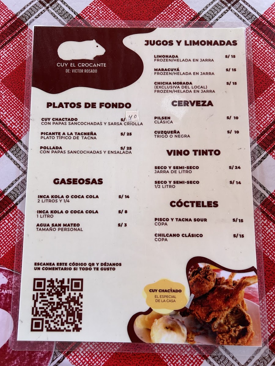 Menu Cuy El Crocante De Víctor Rosado-5