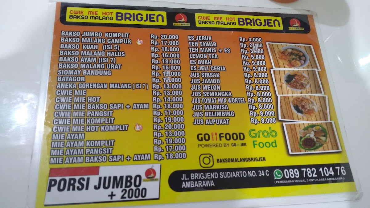 Menu Cwie Mie Hot Dan Bakso Malang Brigjen (Bakso Ibu Ninie)-4