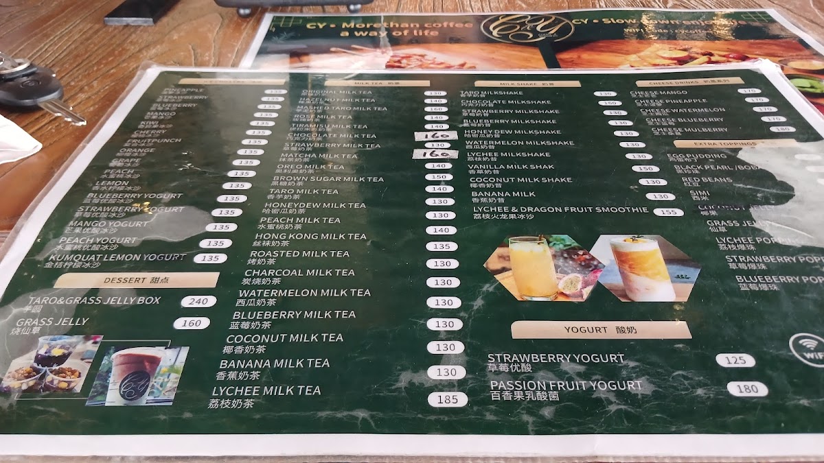Menu C&y Coffee + Roasters-1
