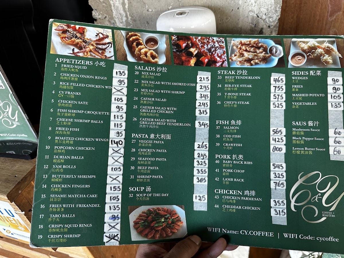 Menu C&y Coffee + Roasters-10