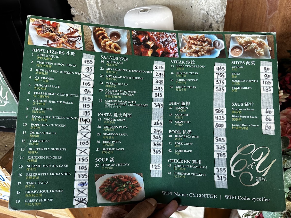 Menu C&y Coffee + Roasters-8