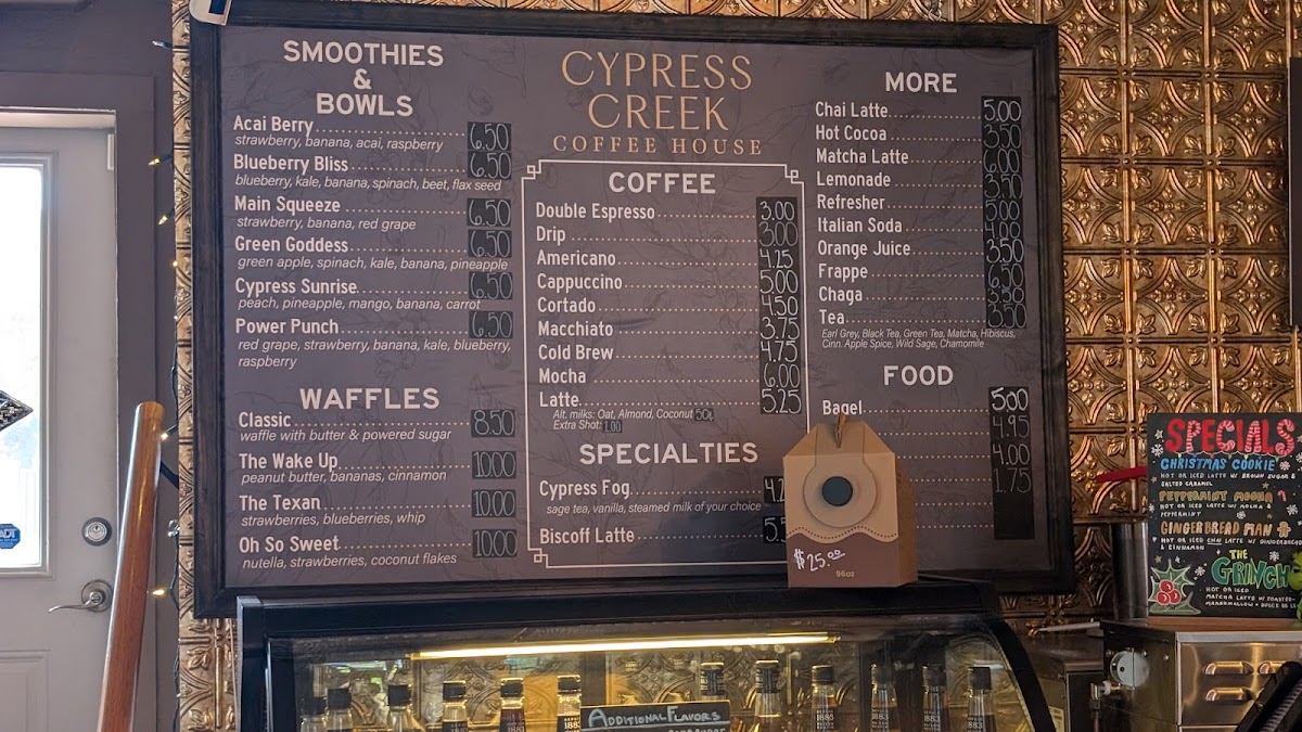 Menu Cypress Creek Coffee House-2